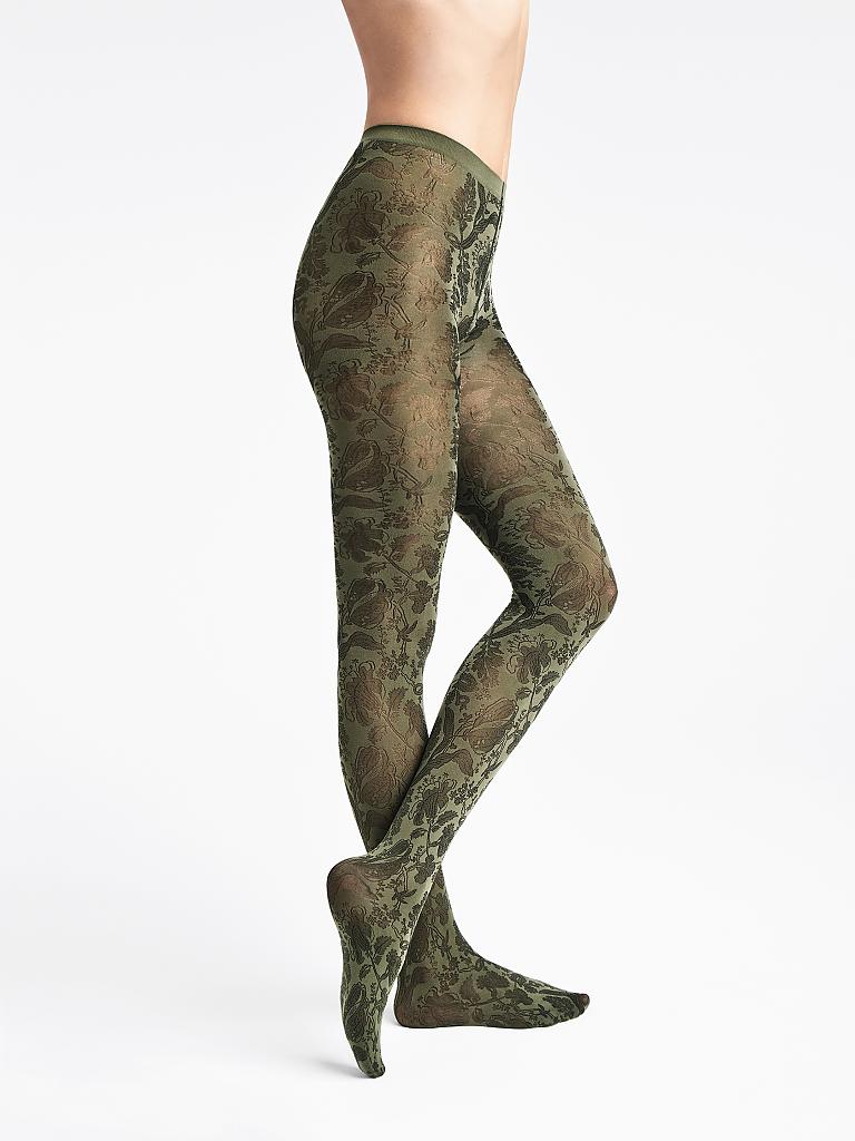 WOLFORD | Strumpfhose "Jungle Tights" 14763 | olive