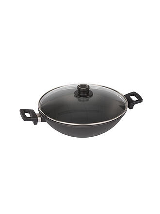 WOLL | Wok mit Glasdeckel Nowo Titanium 32cm Antihaft