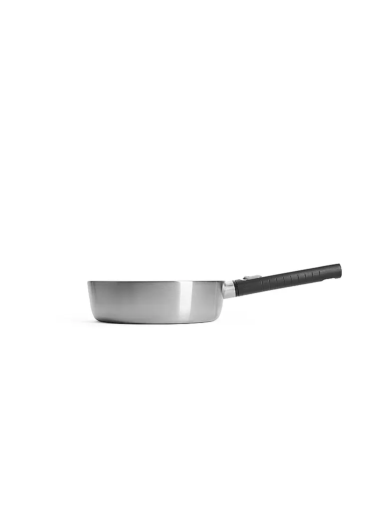 WOLL | Hochrandpfanne LOGIC STEEL 24cm/7cm Edelstahl | Silber