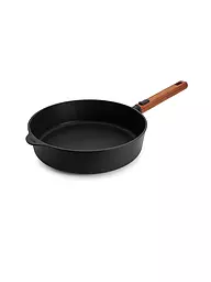 WOLL | Pfanne Hochrand mit Holzgriff 28cm ECO-LOGIC Antihaft | Schwarz