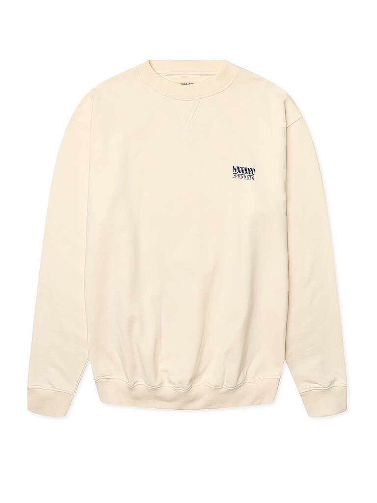WOODBIRD Sweater creme M herren