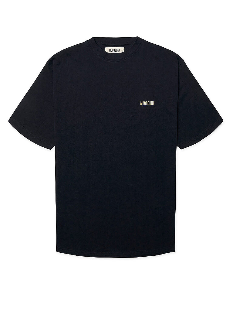 WOODBIRD T-Shirt WBBAINE COOK dunkelblau | S