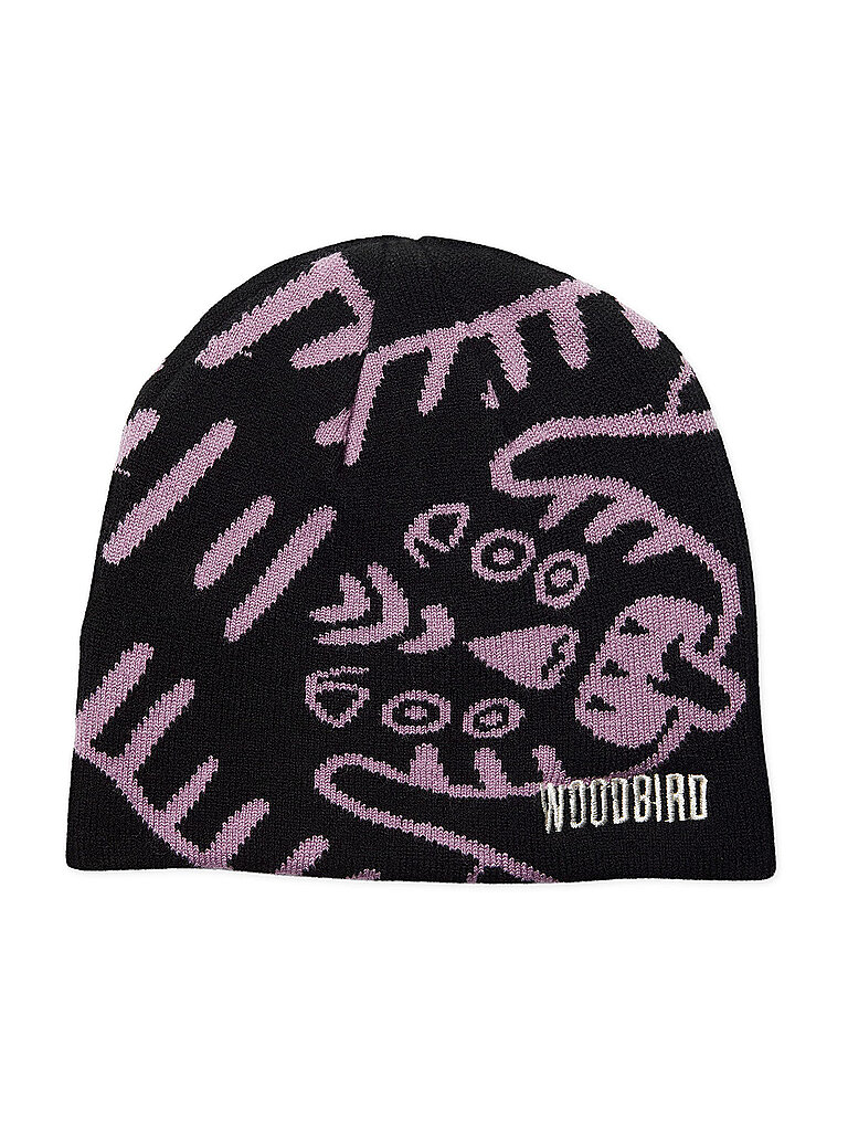 WOODBIRD Mütze - Haube ART BEANIE schwarz