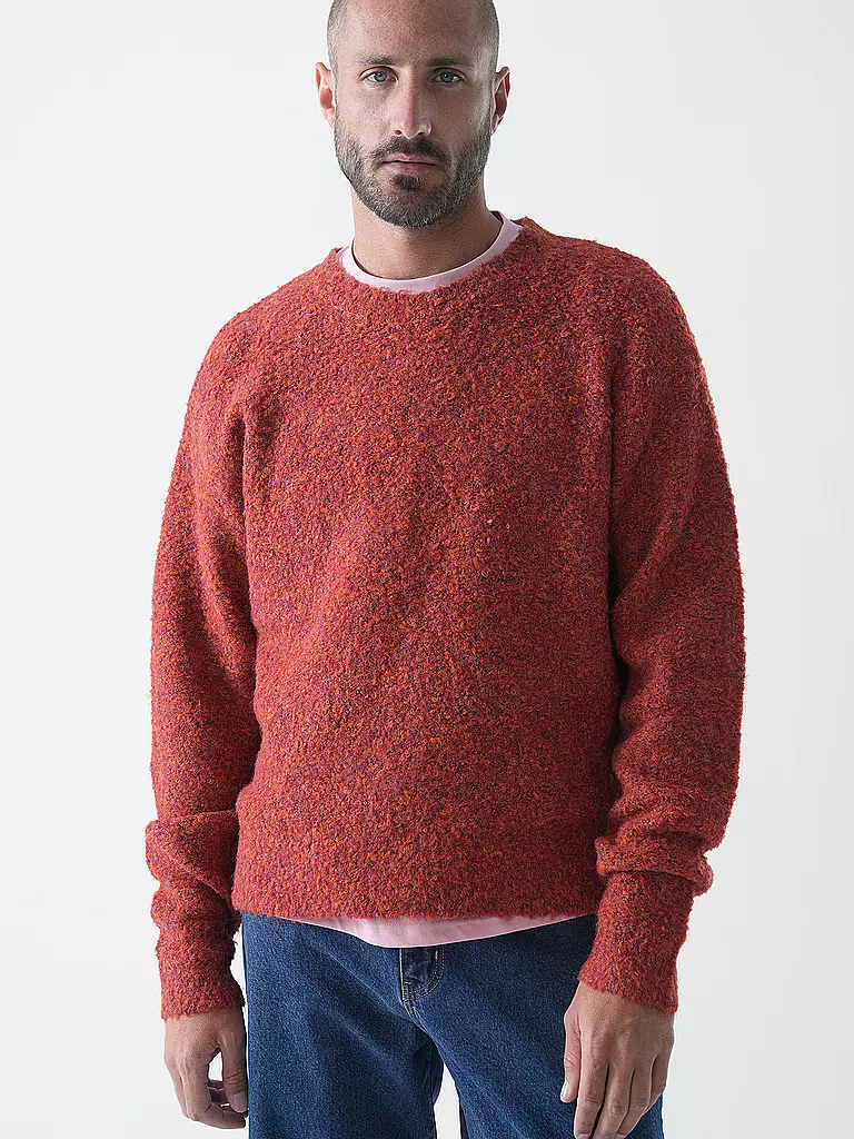 WOODBIRD | Pullover WBKURT LOOP  | Dunkelrot