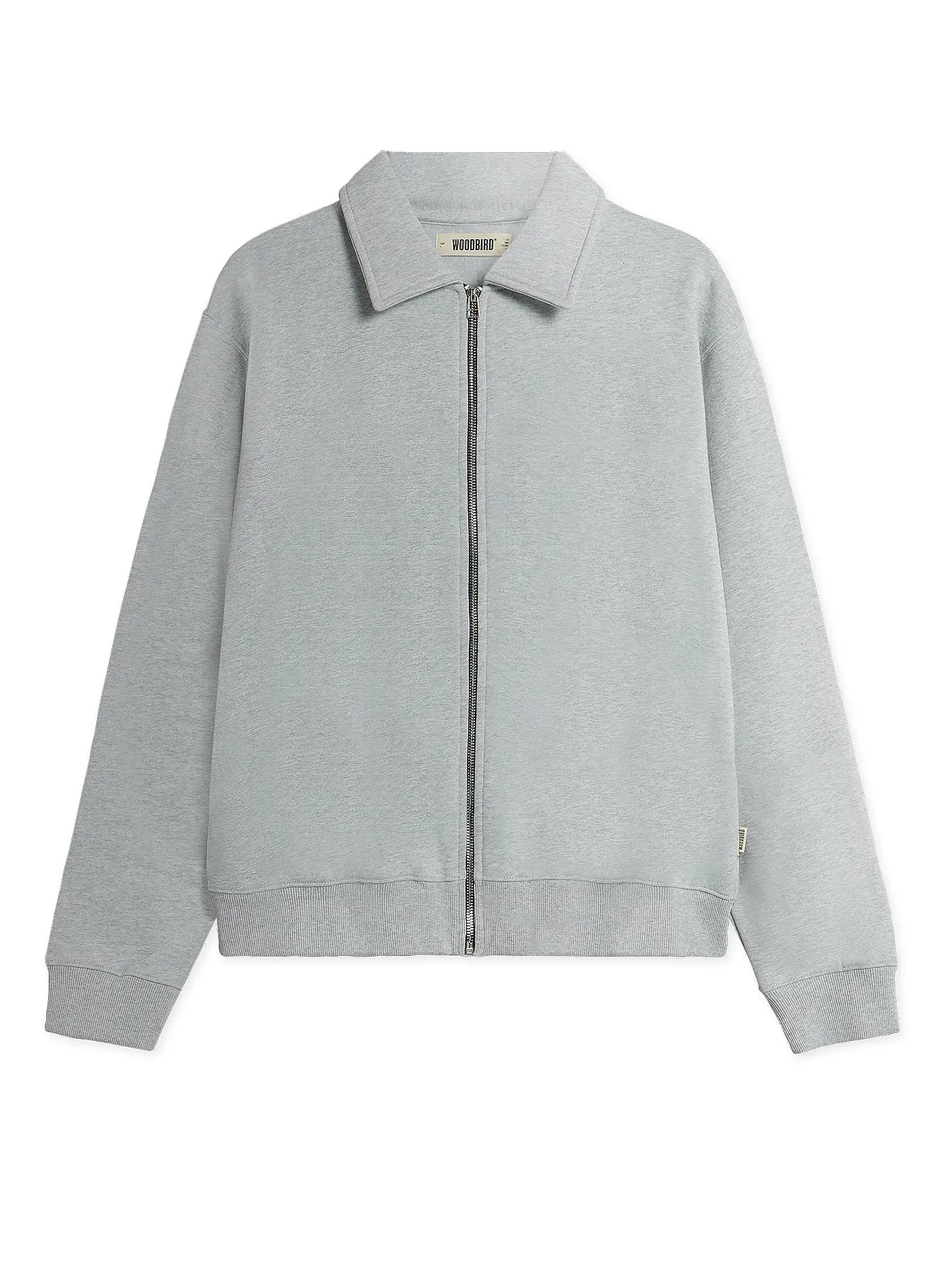 WOODBIRD | Sweatjacke WBTOM  | hellgrau
