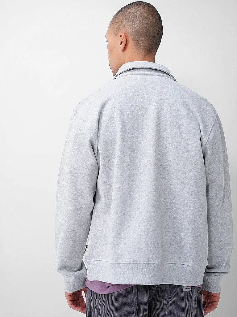 WOODBIRD | Sweatjacke WBTOM  | Hellgrau
