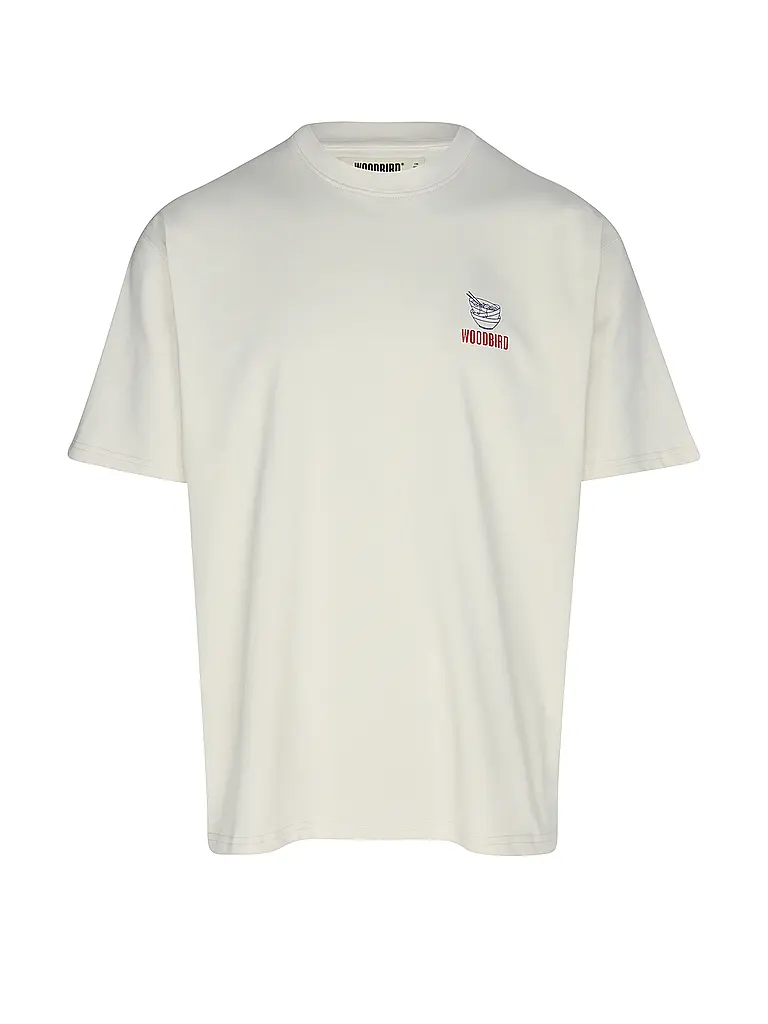 WOODBIRD | T-Shirt WBBAINE  | Creme