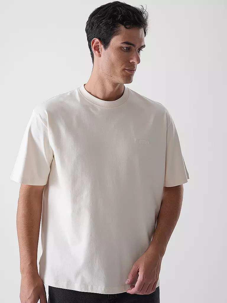 WOODBIRD | T-Shirt WBBAINE | creme