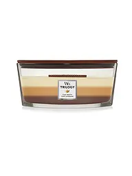 WOODWICK | Ellipsenkerze Knisterdocht 454g Triology Cafe Sweets | Braun