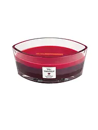 WOODWICK | Ellipsenkerze Knisterdocht 454g Triology Cafe Sweets | Dunkelrot