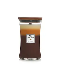WOODWICK | Sanduhrkerze Knisterdocht 454g Trilogy Sun-Ripend Berries | Braun