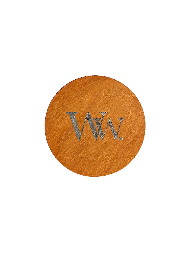 WOODWICK | Sanduhrkerze Knisterdocht 610g Large Patchouli Creme | 