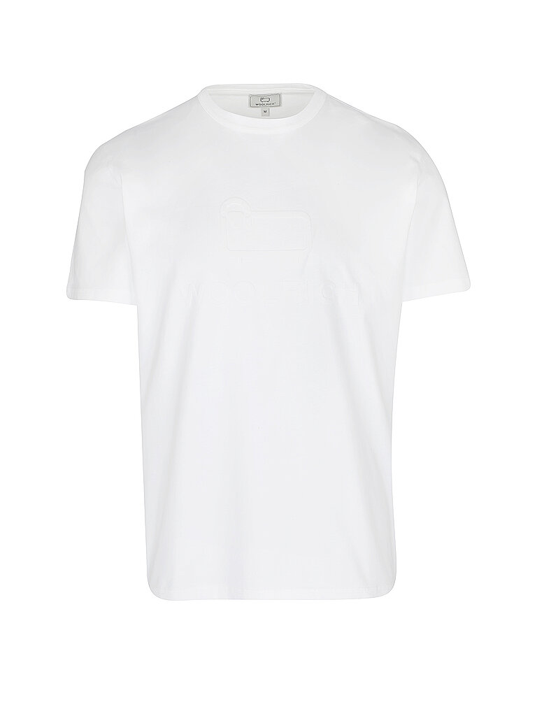 WOOLRICH T-Shirt weiß | XL