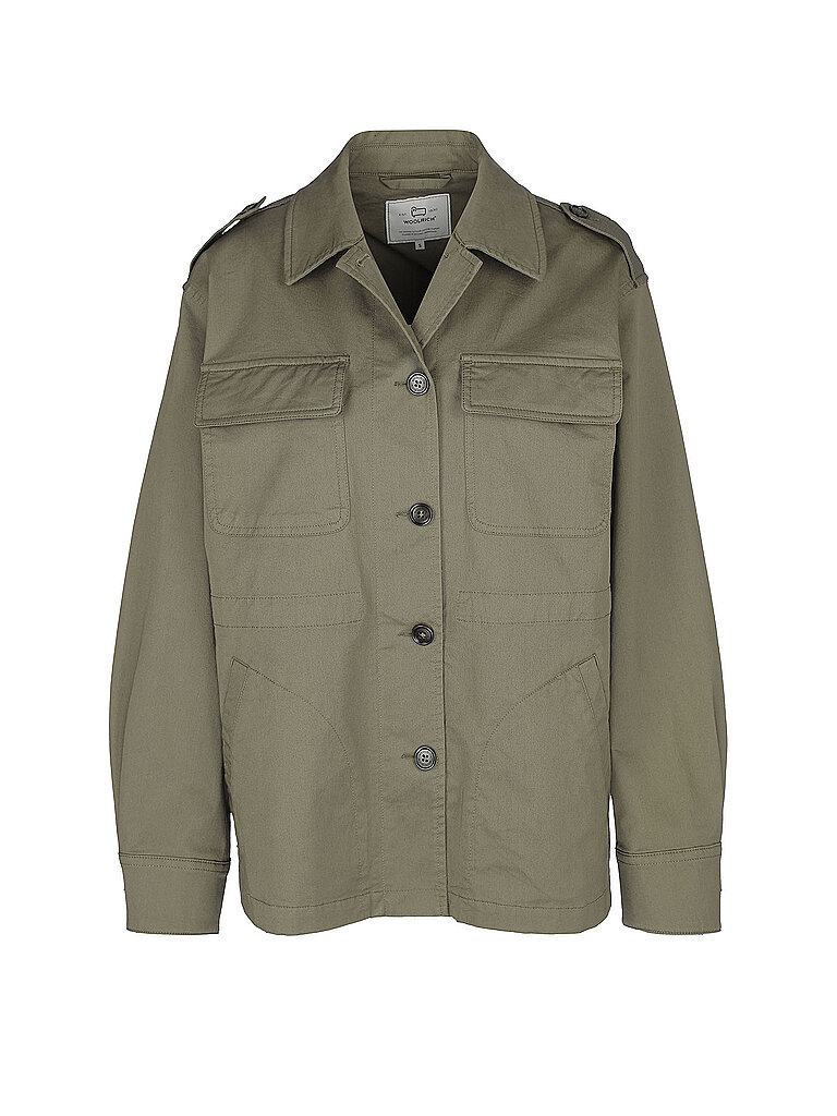 WOOLRICH Fieldjacket - Overshirt olive | S