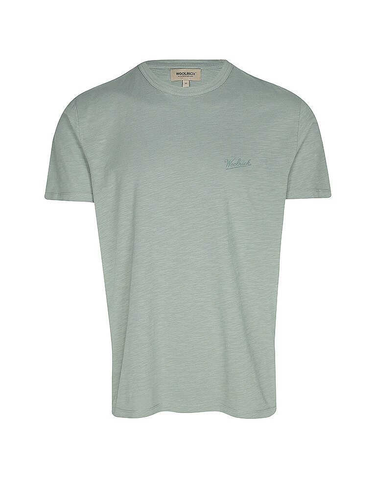 WOOLRICH T-Shirt mint L herren