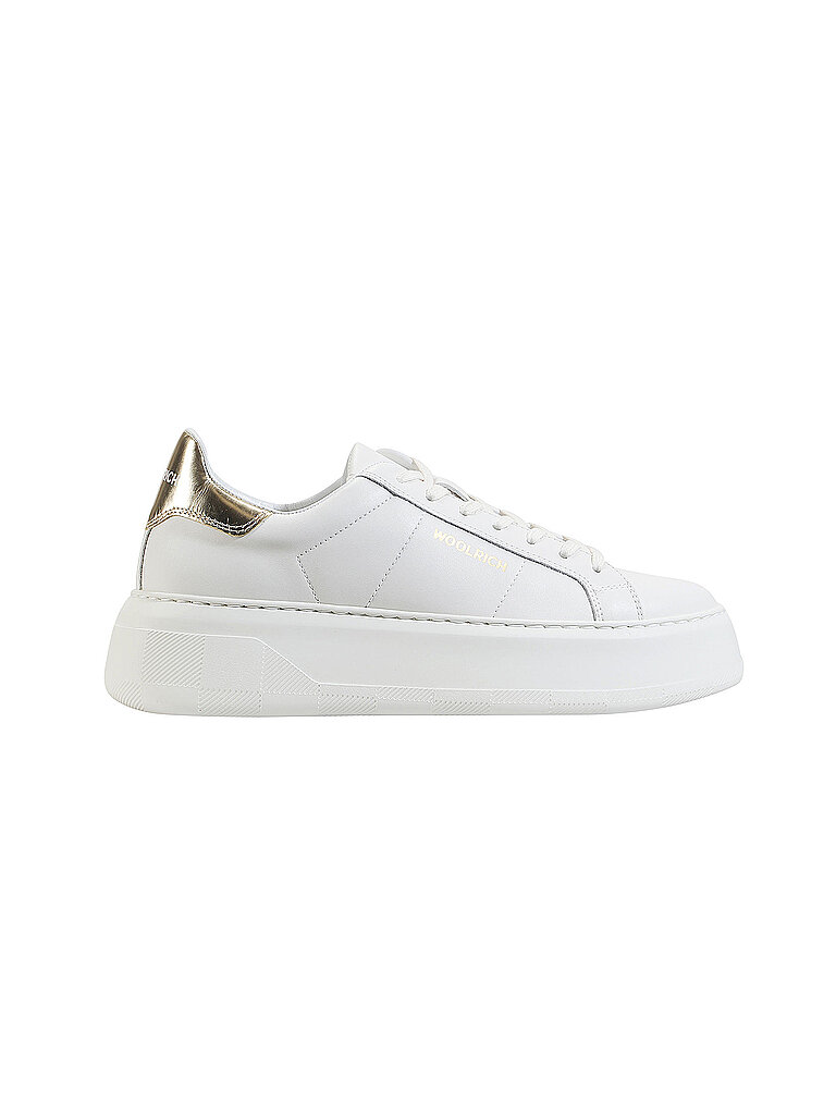 WOOLRICH Sneaker CALF LAMINATO weiss | 40