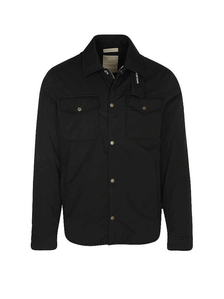 WOOLRICH Overshirt ALASKA schwarz | S