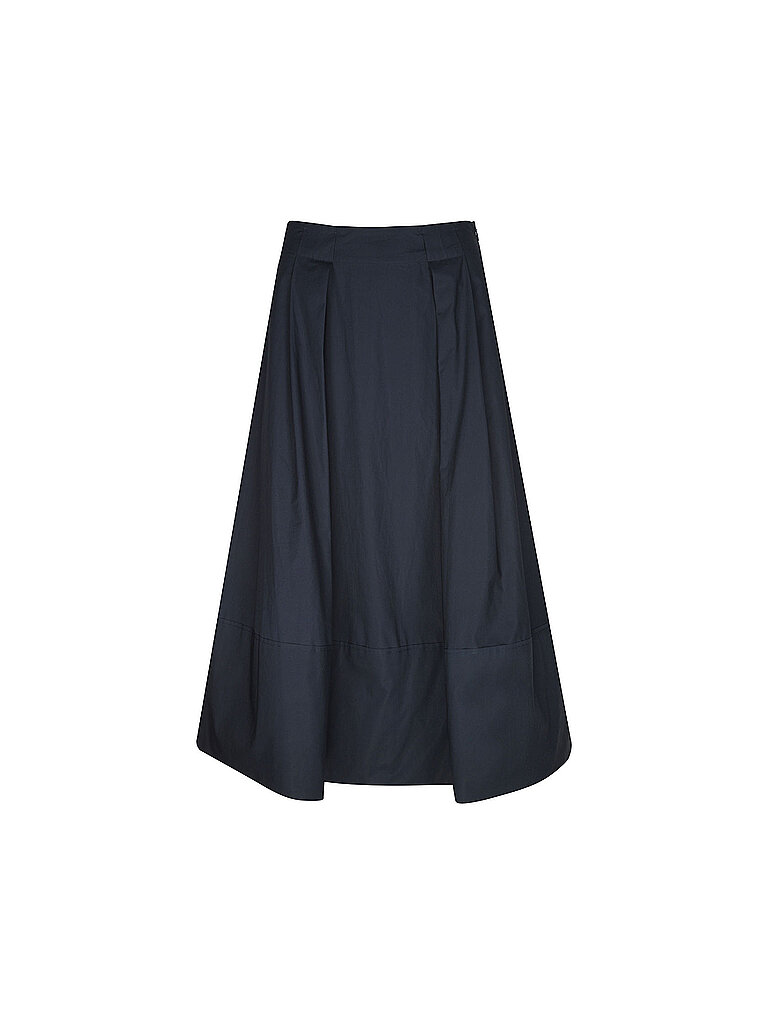 Midirock dunkelblau M damen