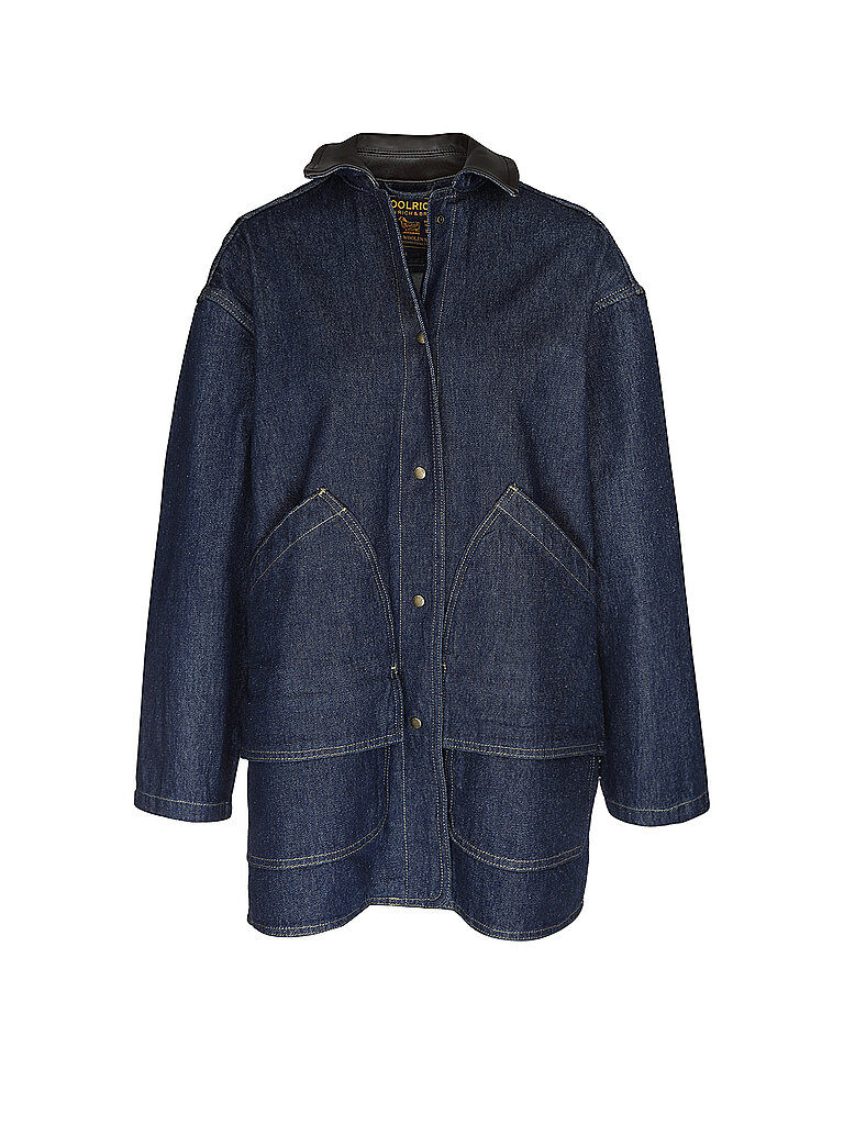 WOOLRICH Jeansjacke  dunkelblau | XS