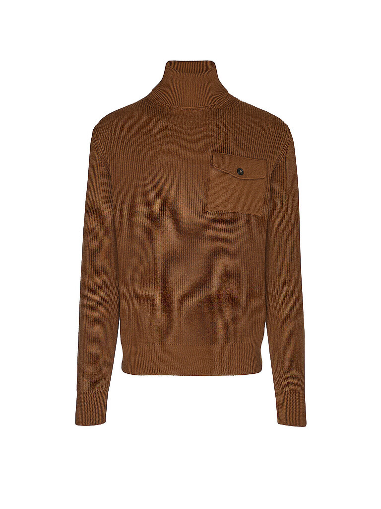 WOOLRICH Rollkragenpullover  camel | S