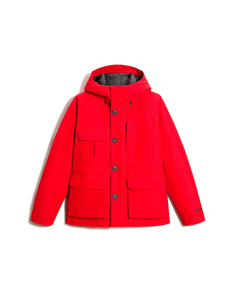 WOOLRICH Parka MOUNTAIN GTX rot | S