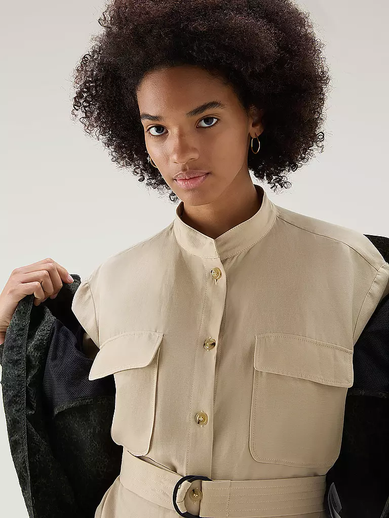 WOOLRICH | Blusenkleid | beige