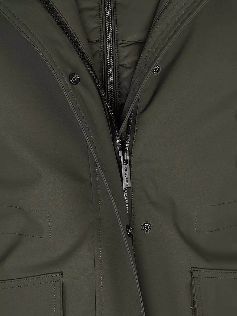 WOOLRICH | Daunenparka 3-in-1 | dunkelgrün