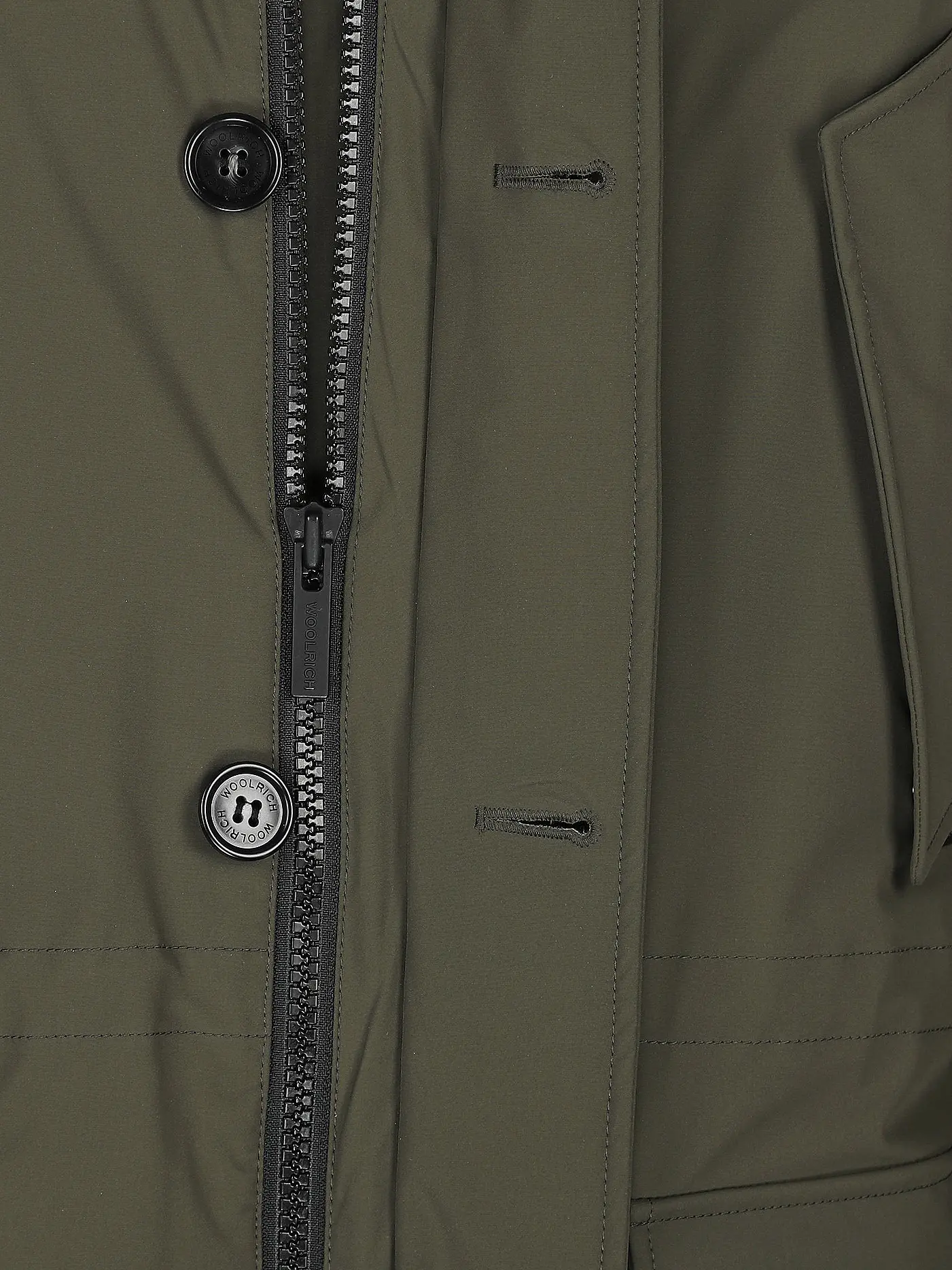 WOOLRICH | Daunenparka Regular Fit Arctic Stretch | olive
