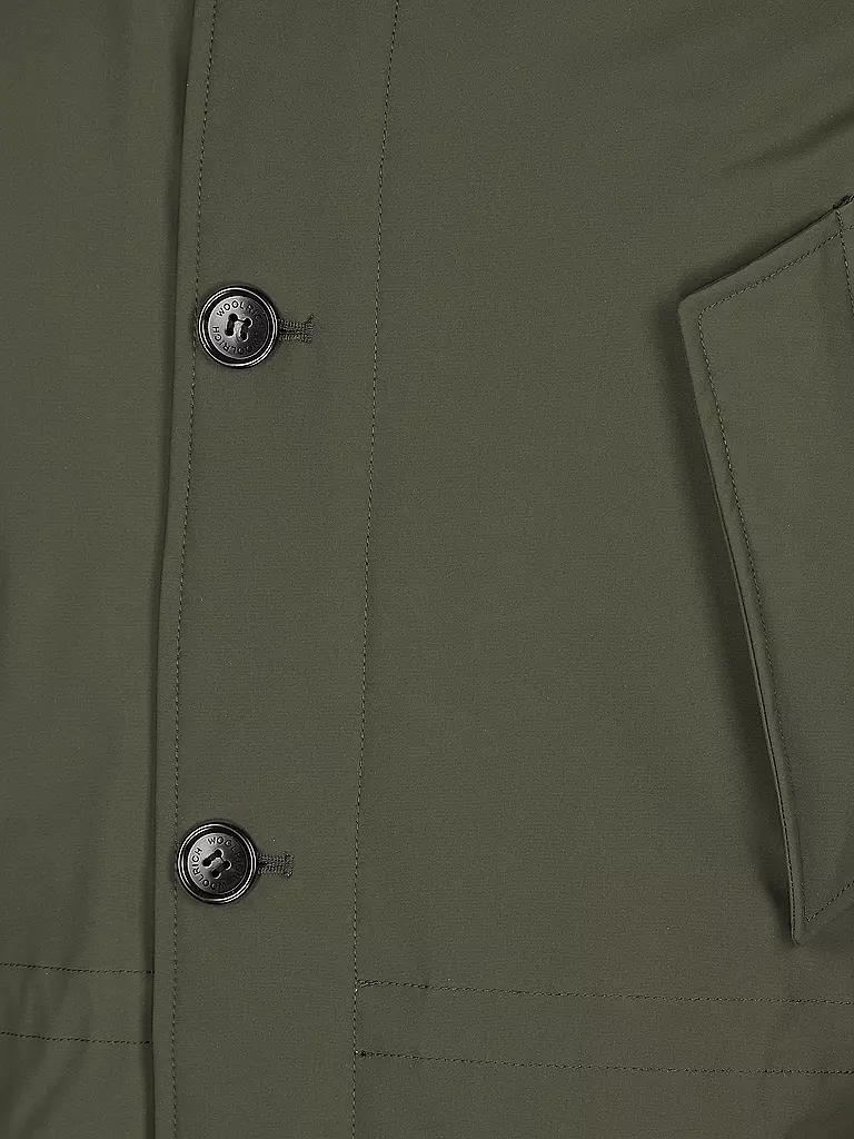 WOOLRICH | Daunenparka Regular Fit Arctic Stretch | olive