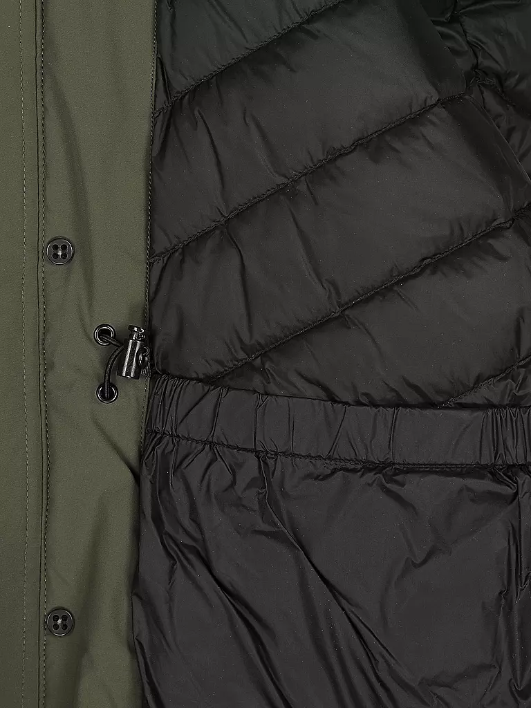WOOLRICH | Daunenparka Regular Fit Arctic Stretch | olive