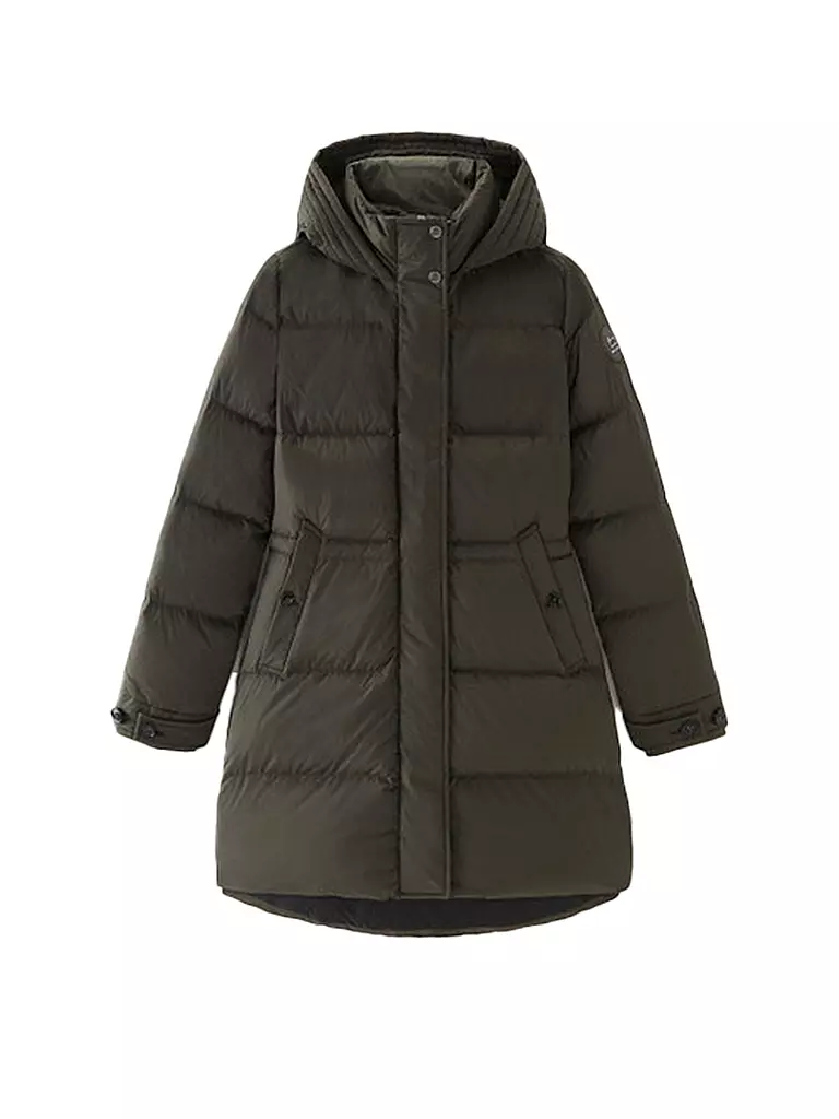 WOOLRICH | Daunensteppjacke ALSEA | olive