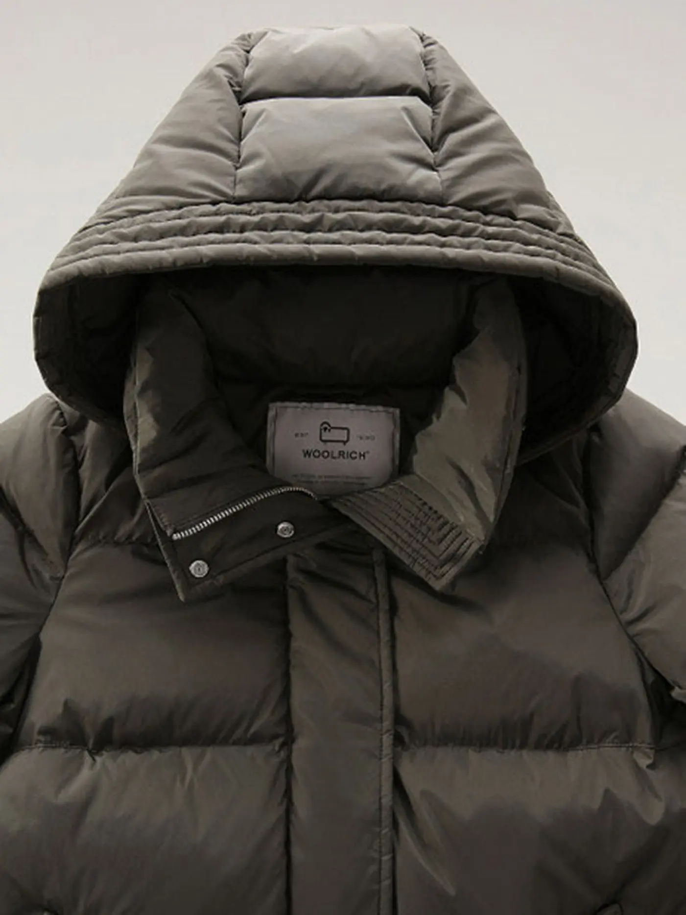 WOOLRICH | Daunensteppjacke ALSEA | olive