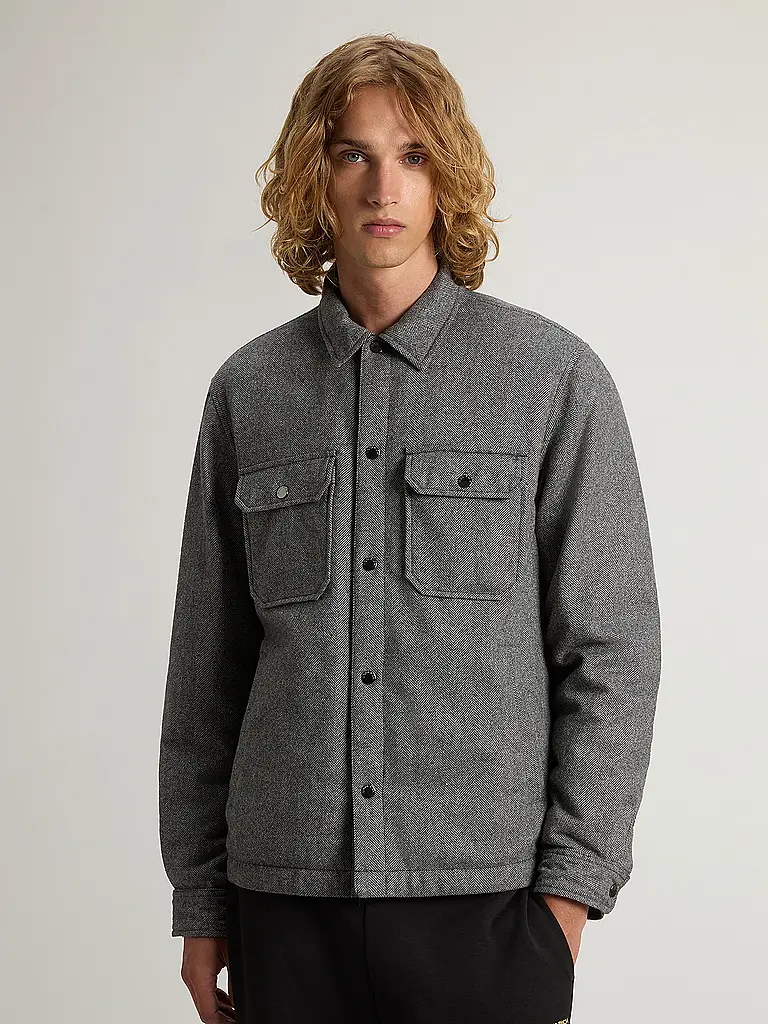 WOOLRICH | Overshirt ALASKA | grau