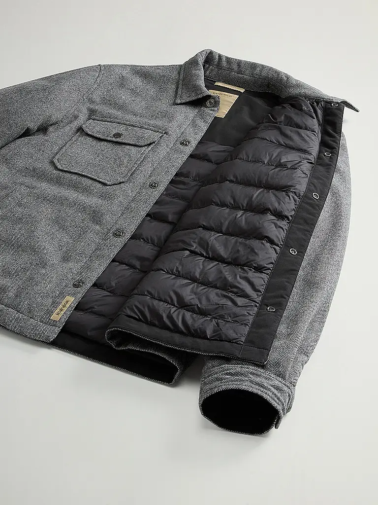 WOOLRICH | Overshirt ALASKA | grau