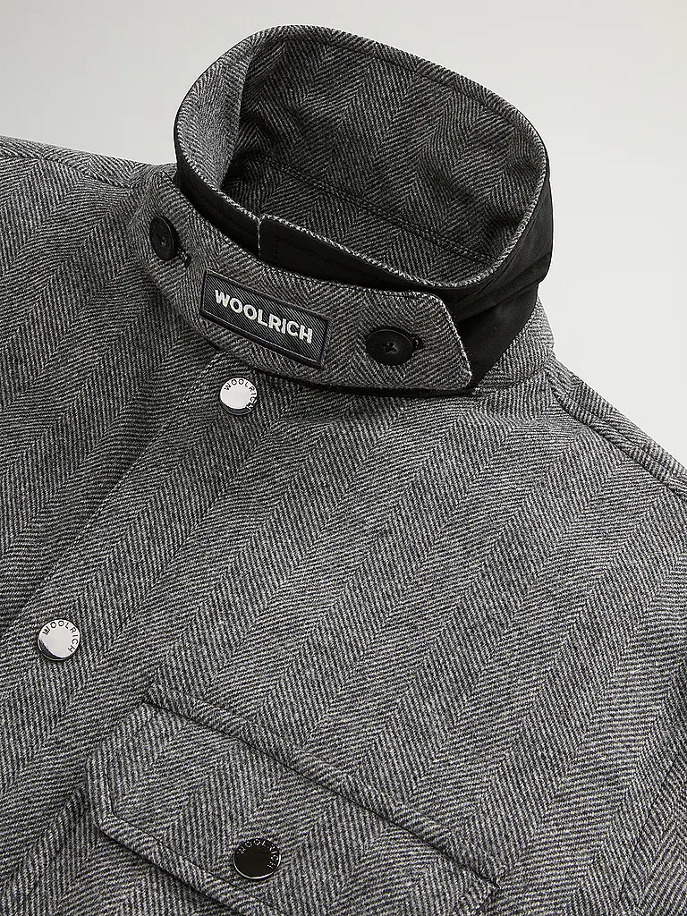 WOOLRICH | Overshirt ALASKA | grau