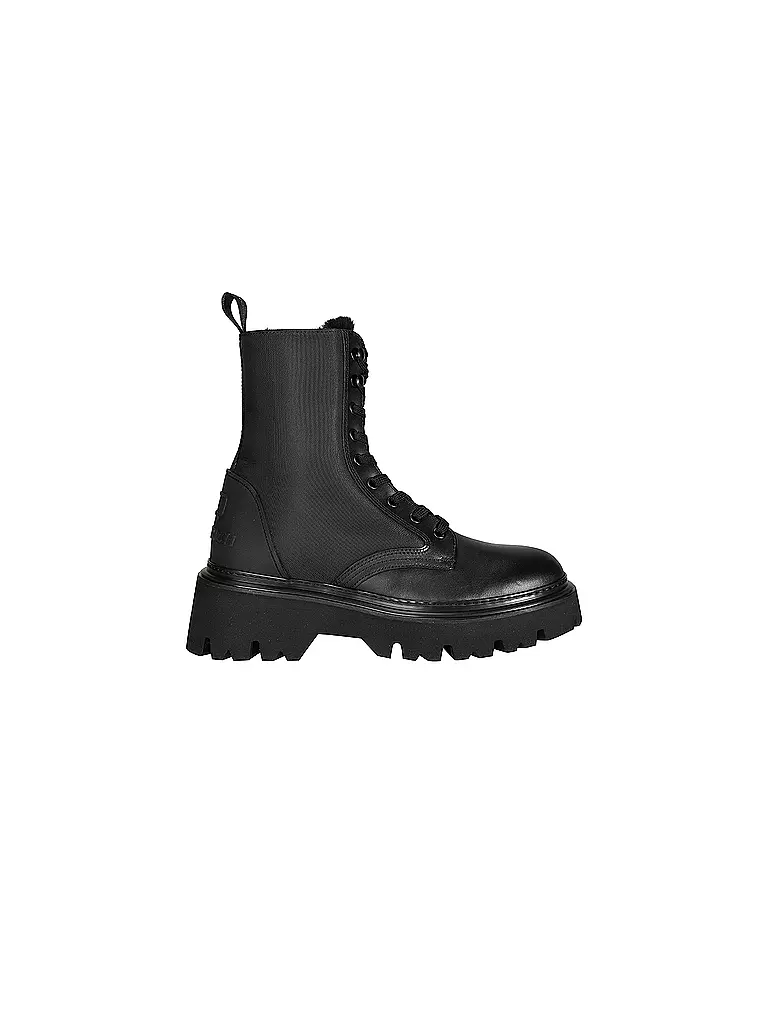 WOOLRICH | Schnürboots | schwarz