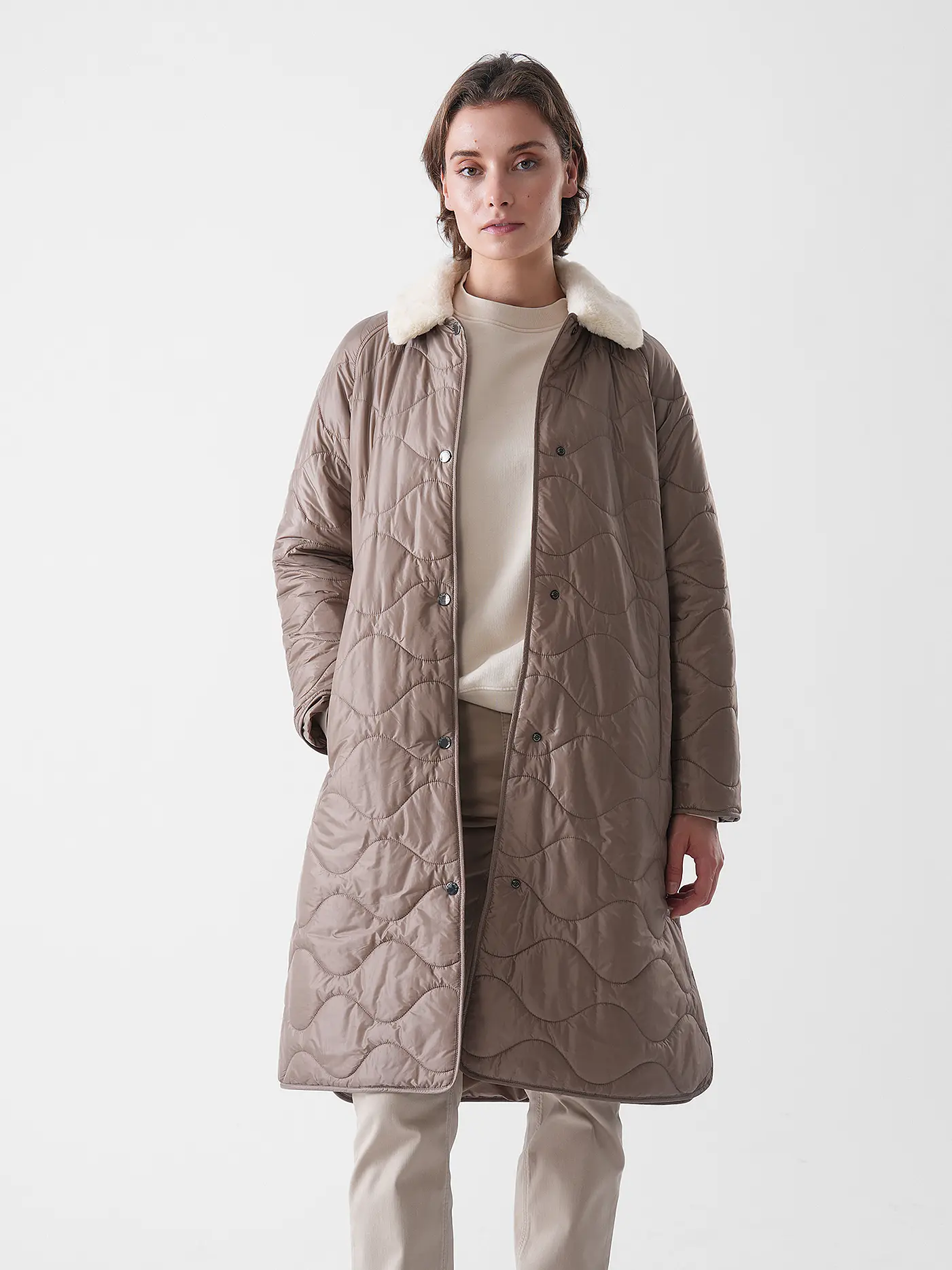 WOOLRICH | Trenchcoat ALL WEATHER COAT 3in1 | beige