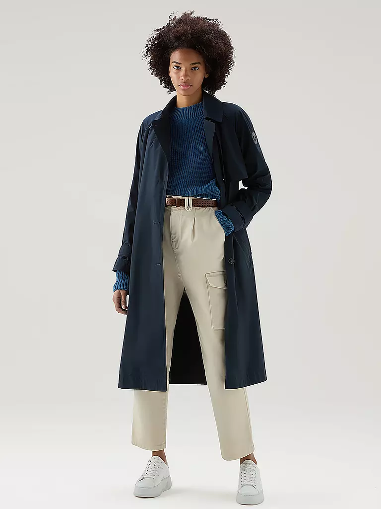 WOOLRICH | Trenchcoat | dunkelblau