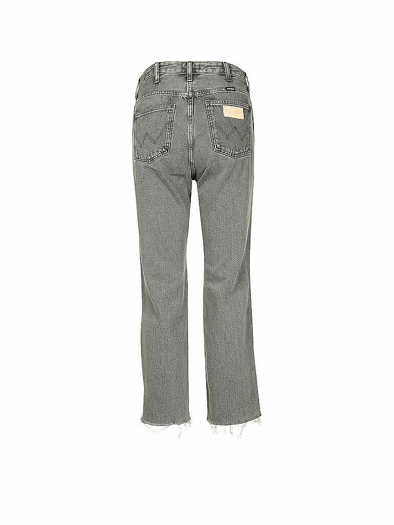 WRANGLER | Jeans Straight-Fit "Retro" (Cropped) | schwarz