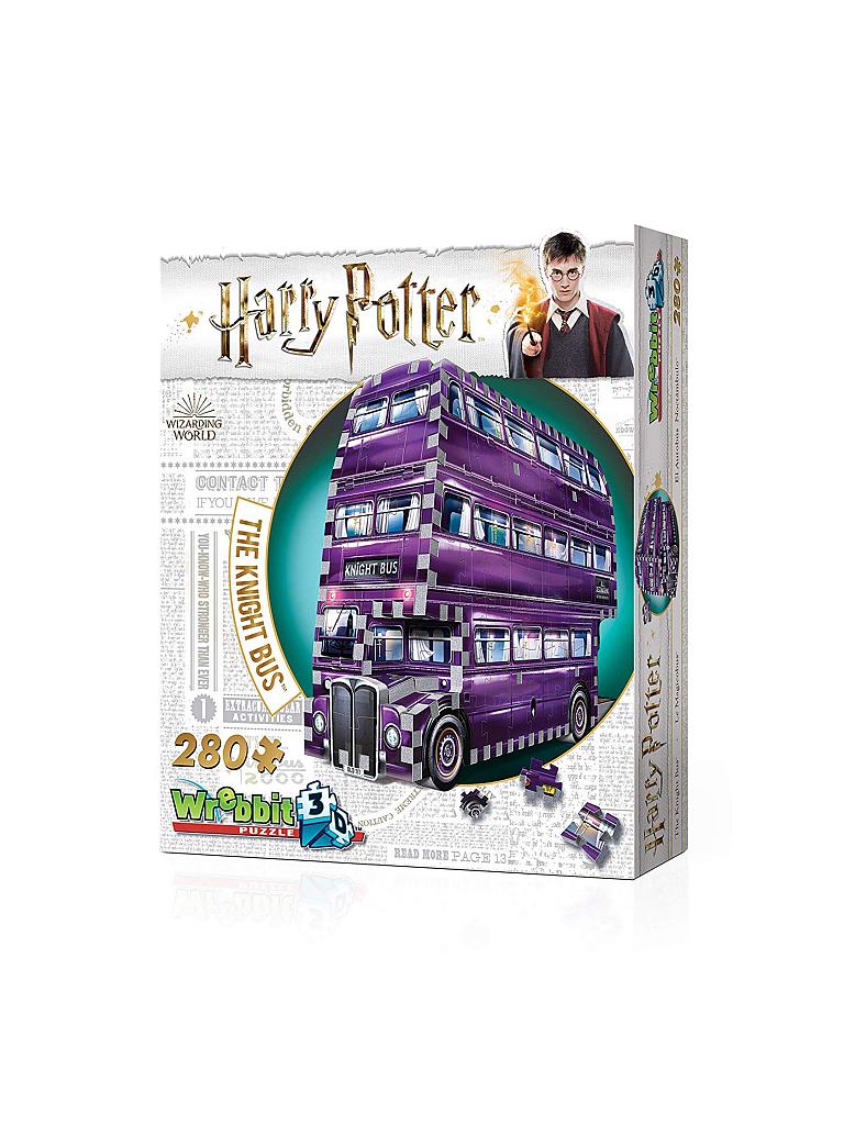 WREBBIT | 3D-Puzzle "Harry Potter" Der fahrende Ritter (280 Teile) | transparent