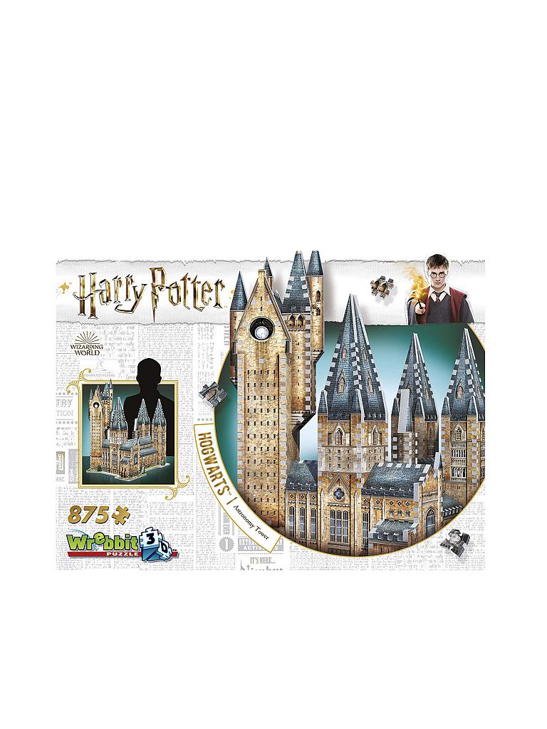 WREBBIT | 3D-Puzzle "Harry Potter" Hogwarts - Astronomieturm (875 Teile) | transparent