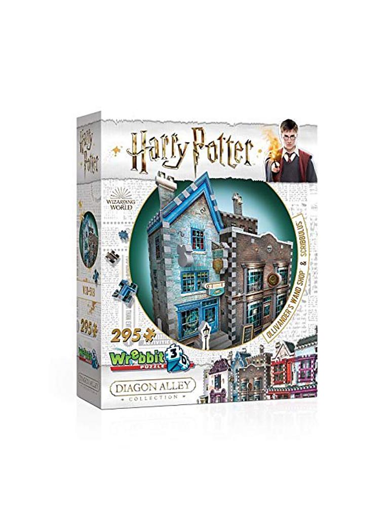 WREBBIT | 3D-Puzzle - "Harry Potter" - Ollivanders und Scribbulus (295 Teile) | transparent