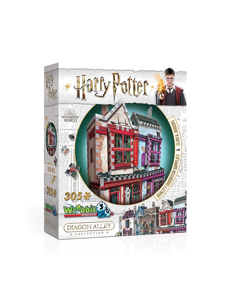 WREBBIT | 3D-Puzzle - "Harry Potter" - Quidditsch Shop und Apotheke (305 Teile) | transparent