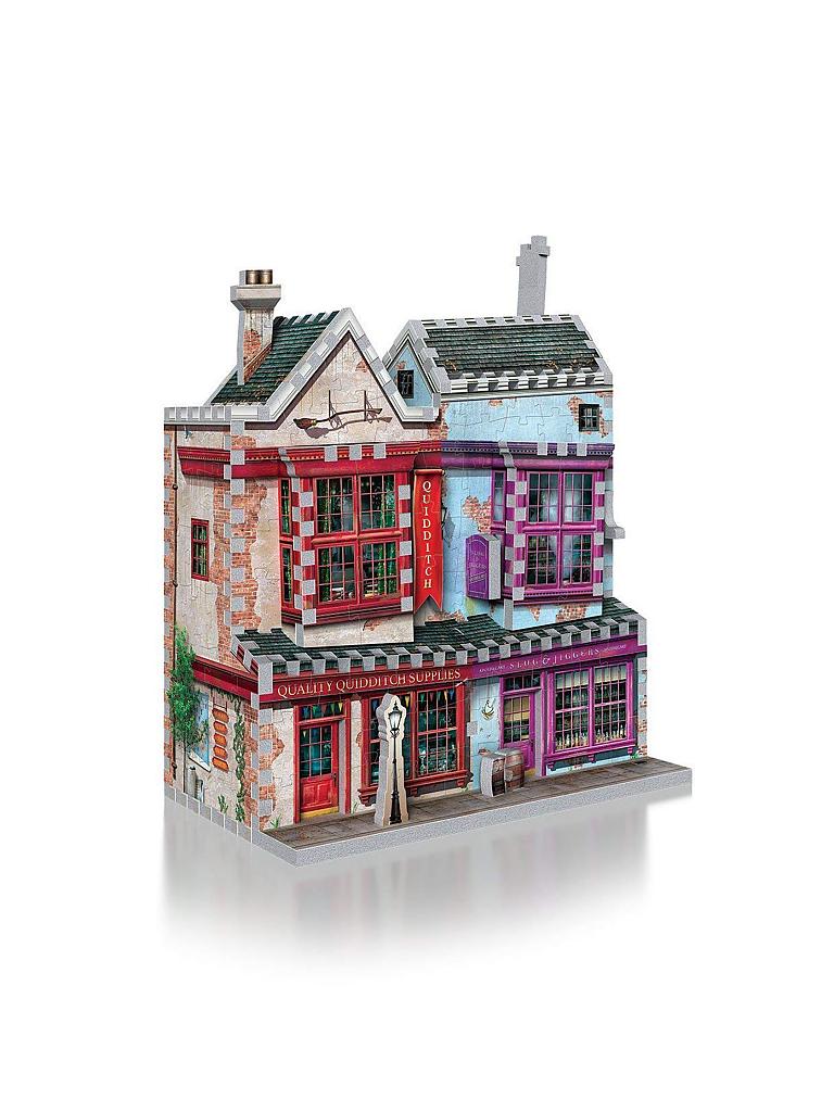 WREBBIT | 3D-Puzzle - "Harry Potter" - Quidditsch Shop und Apotheke (305 Teile) | transparent
