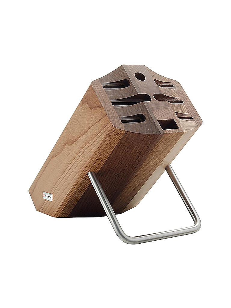 WUESTHOF | Design Messerblock für 8 Messer Thermobuche | braun