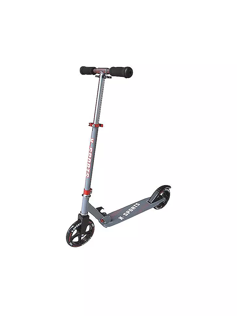 X-SPORTS | Scooter Alu/Stahl 180mm Hellgrau | grau