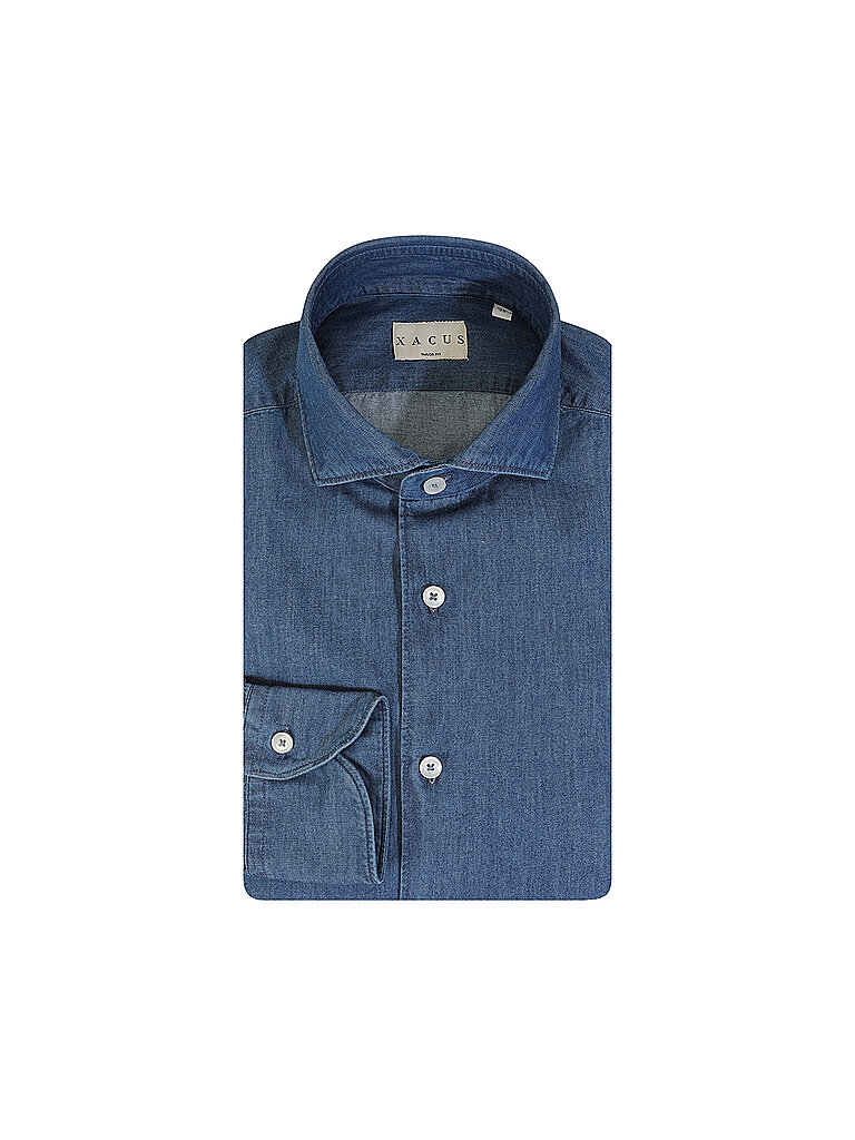 XACUS Jeanshemd Tailor Fit blau | 42