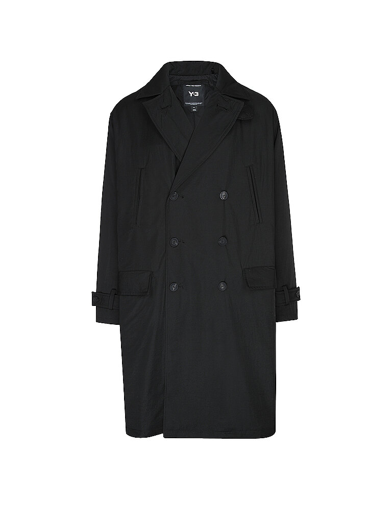 Y-3 Trenchcoat  schwarz | L