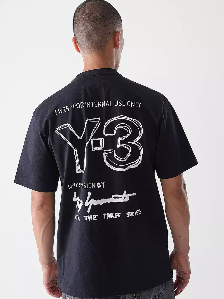 Y-3 | T-Shirt  | schwarz