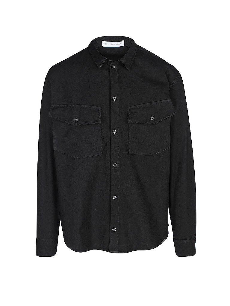 YPS Hemd - Overshirt Jeremiah Pocket schwarz | XL